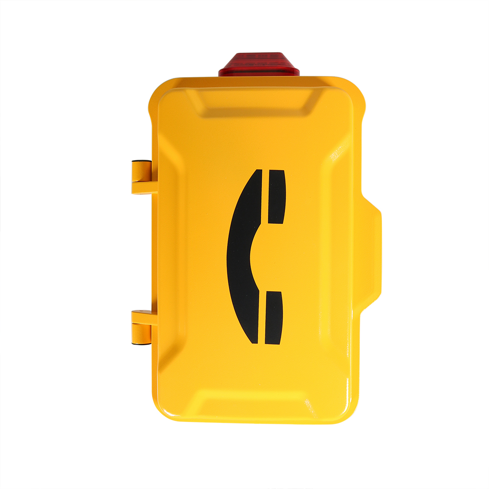 Mining Tunnel Telephones with LED Lamp