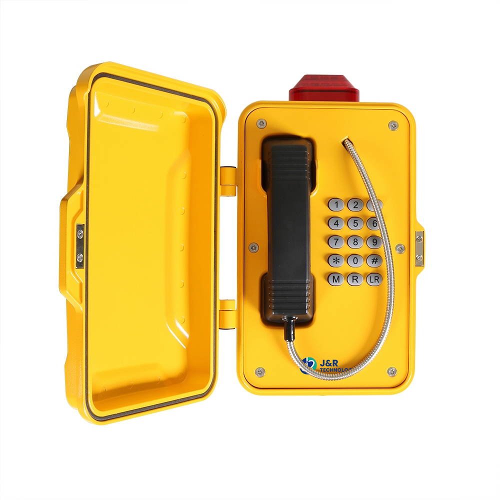 Mining Tunnel Telephones with LED Lamp JR101-FK-L-AL