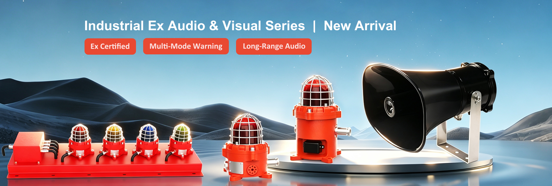 New Arrival | Brand-New Explosion-Proof Audible & Visual Devices, Upgrading Safety Early Warning 