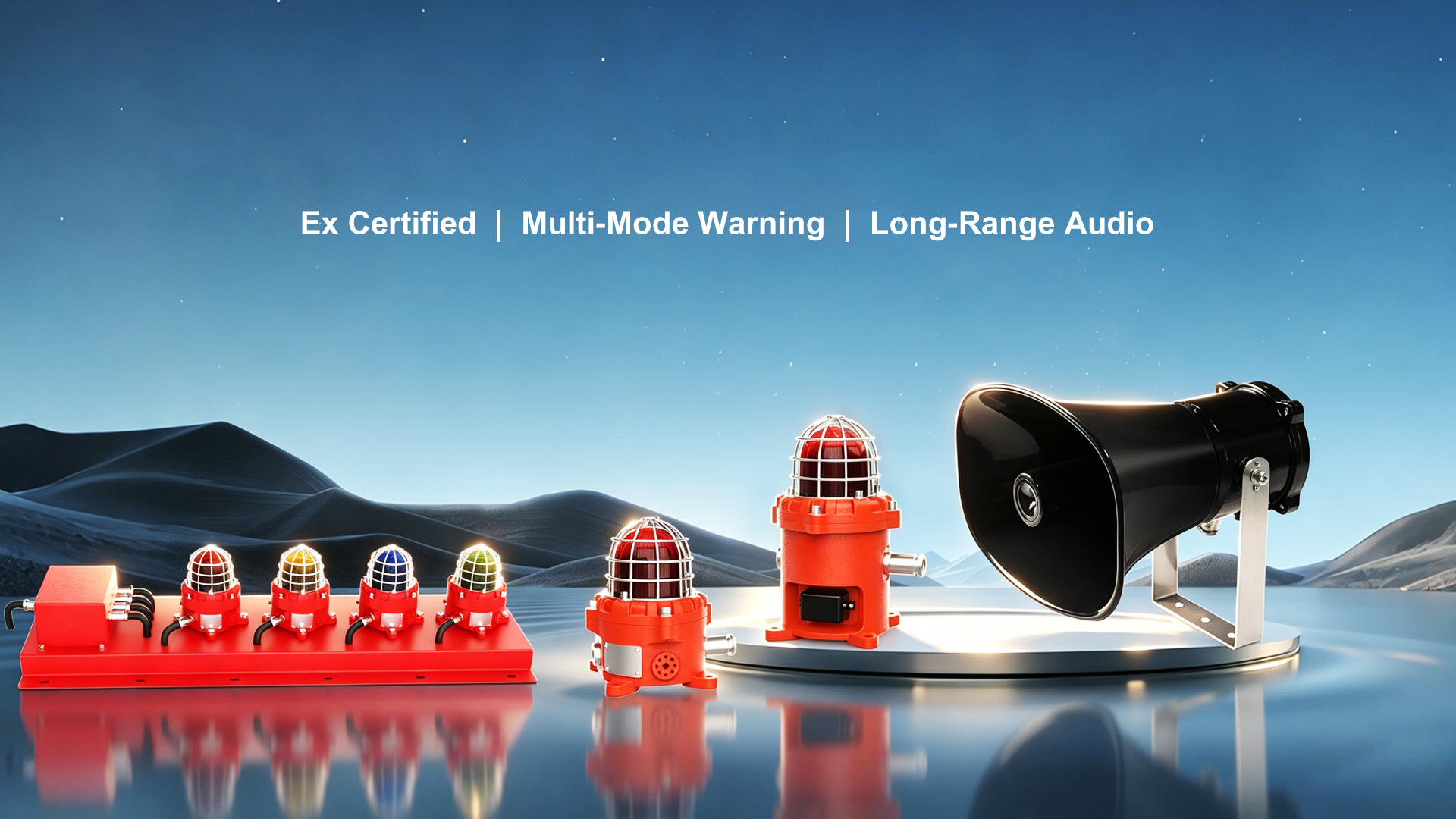 Industrial Explosion-Proof A/V Alarm Series