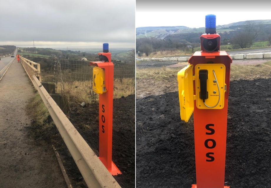 4G Emergency Telephone for UK Highway Bridge Safety | J&R Emergency Communication Solution