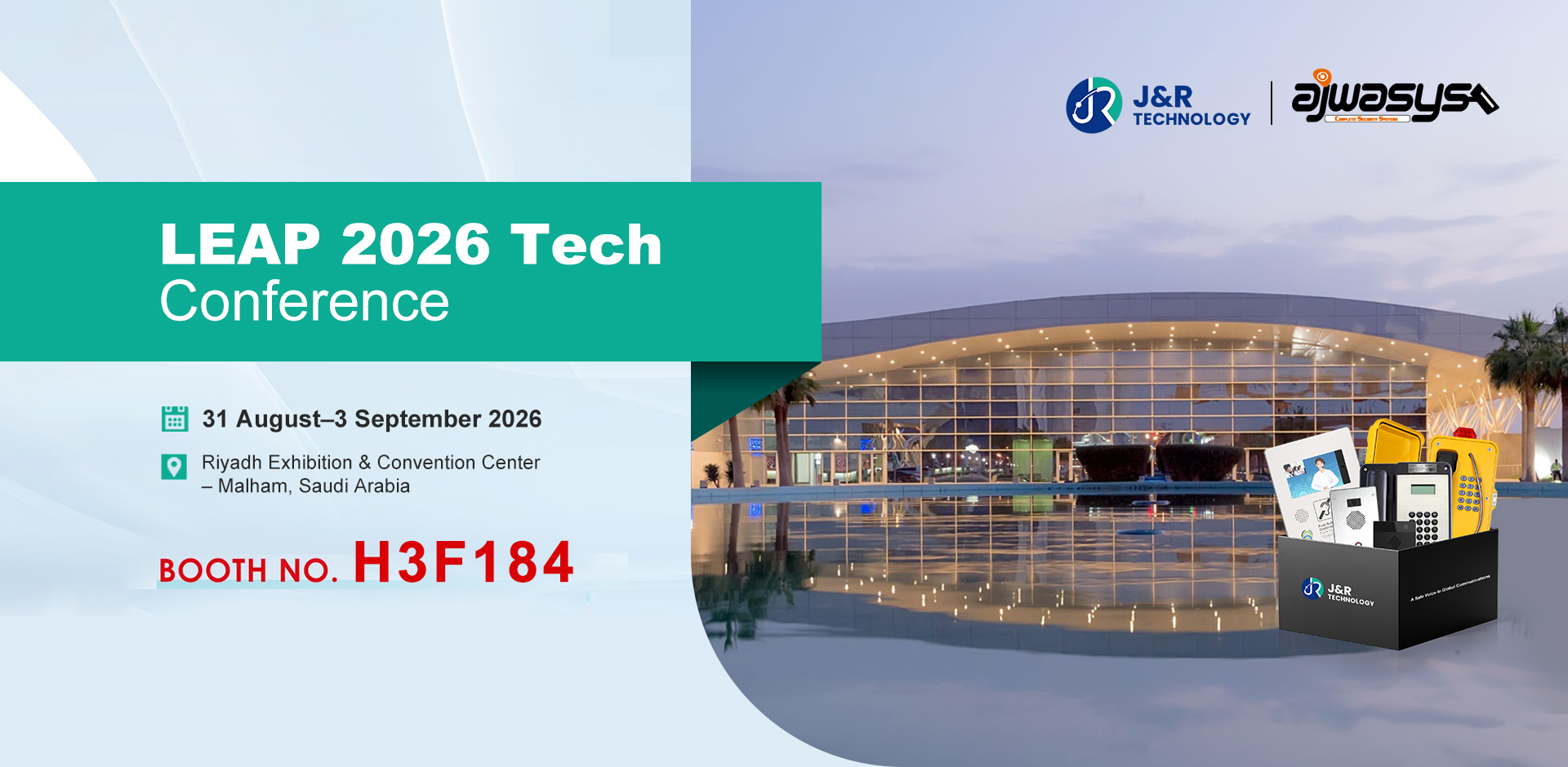 LEAP 2026 Tech Conference | Booth H3F184, Riyadh Exhibition & Convention Center Saudi Arabia