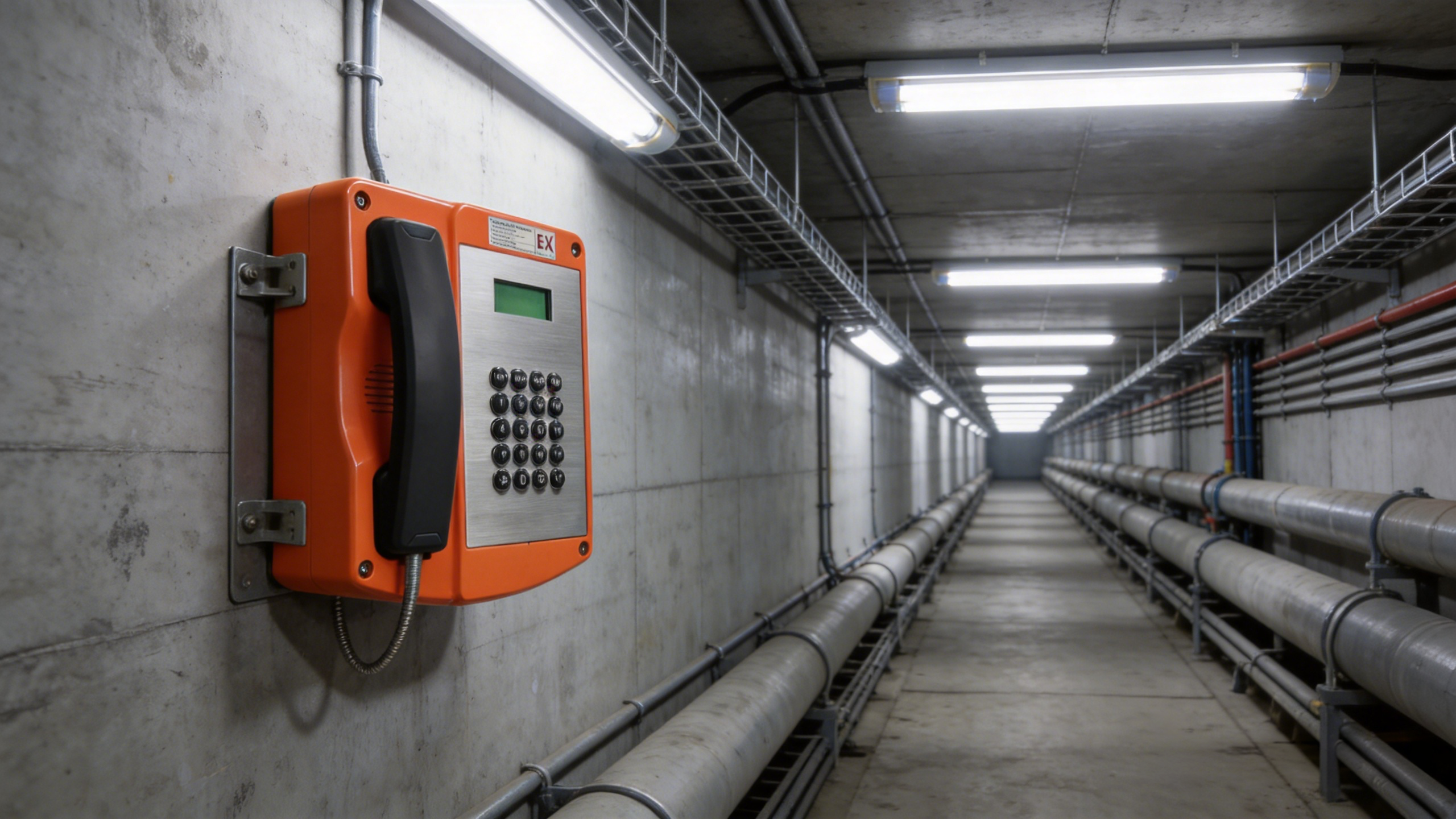 J&R Fiber Optic Telephone System for an Underground Utility Tunnel in Guangzhou, China